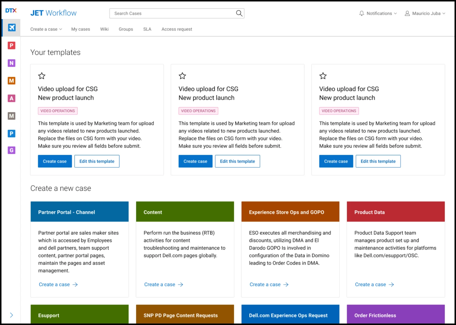 AFTER — templates + clear case categories, so expert shortcuts are accessible to everyone